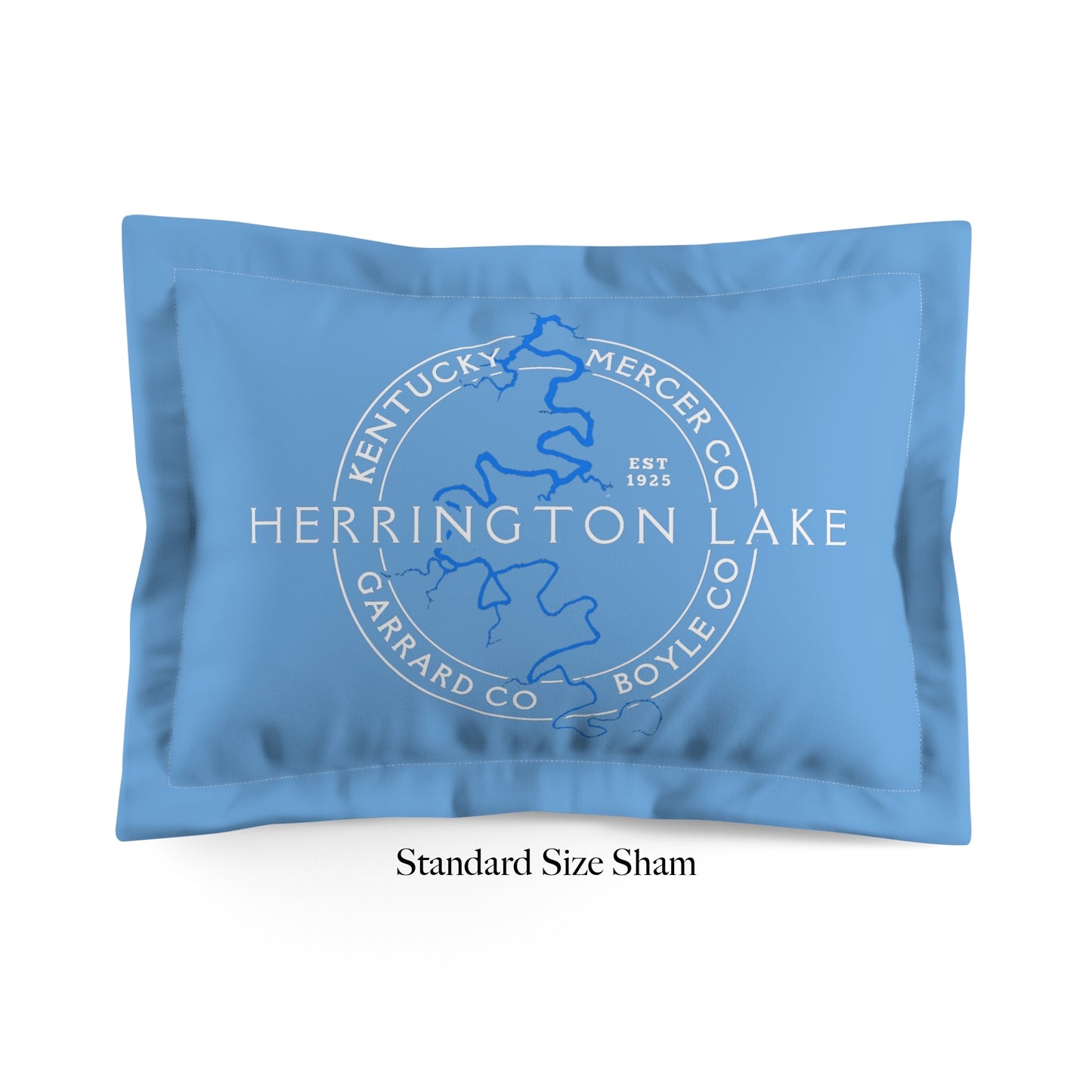 The "Classic" Herrington Lake and County Microfiber Pillow Sham