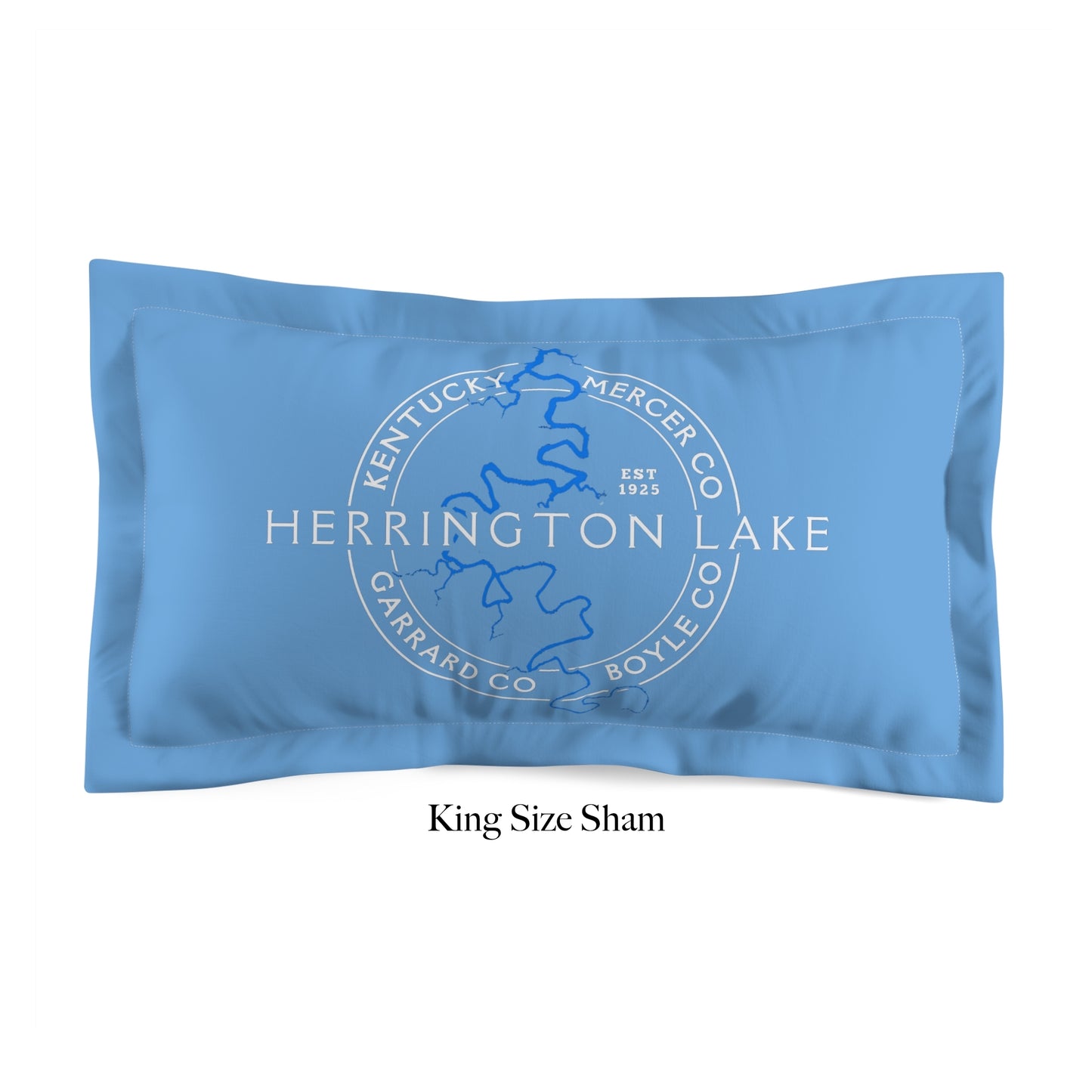 The "Classic" Herrington Lake and County Microfiber Pillow Sham