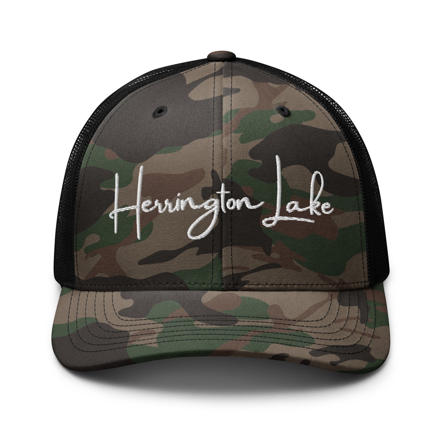 Herrington Lake Classic Camo Trucker Hat