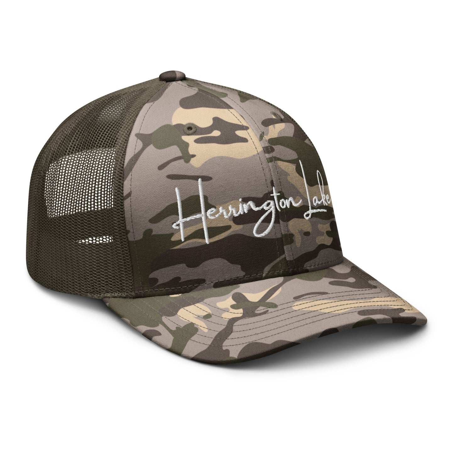 Herrington Lake Classic Camo Trucker Hat
