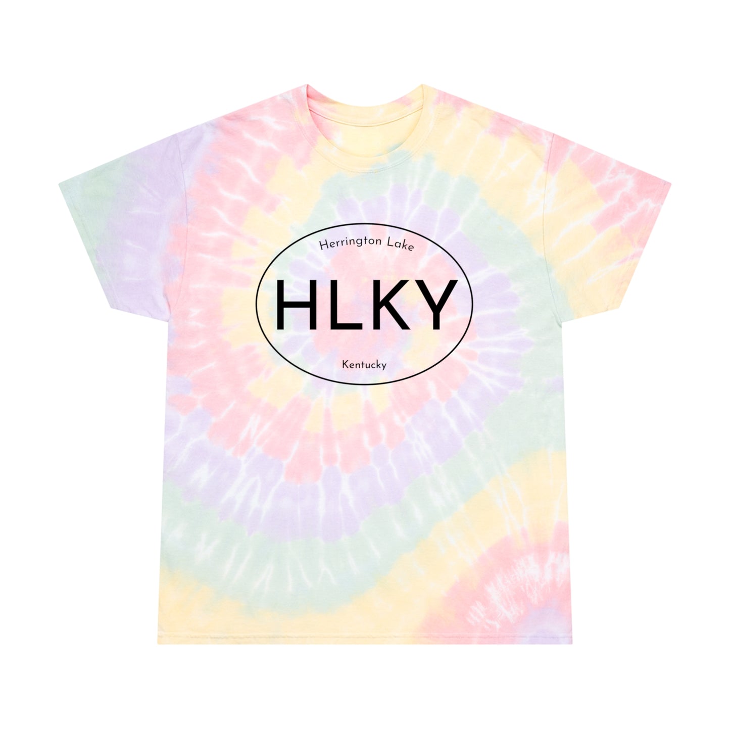 HLKY Travel Decal Tie-Dye Tee, Spiral