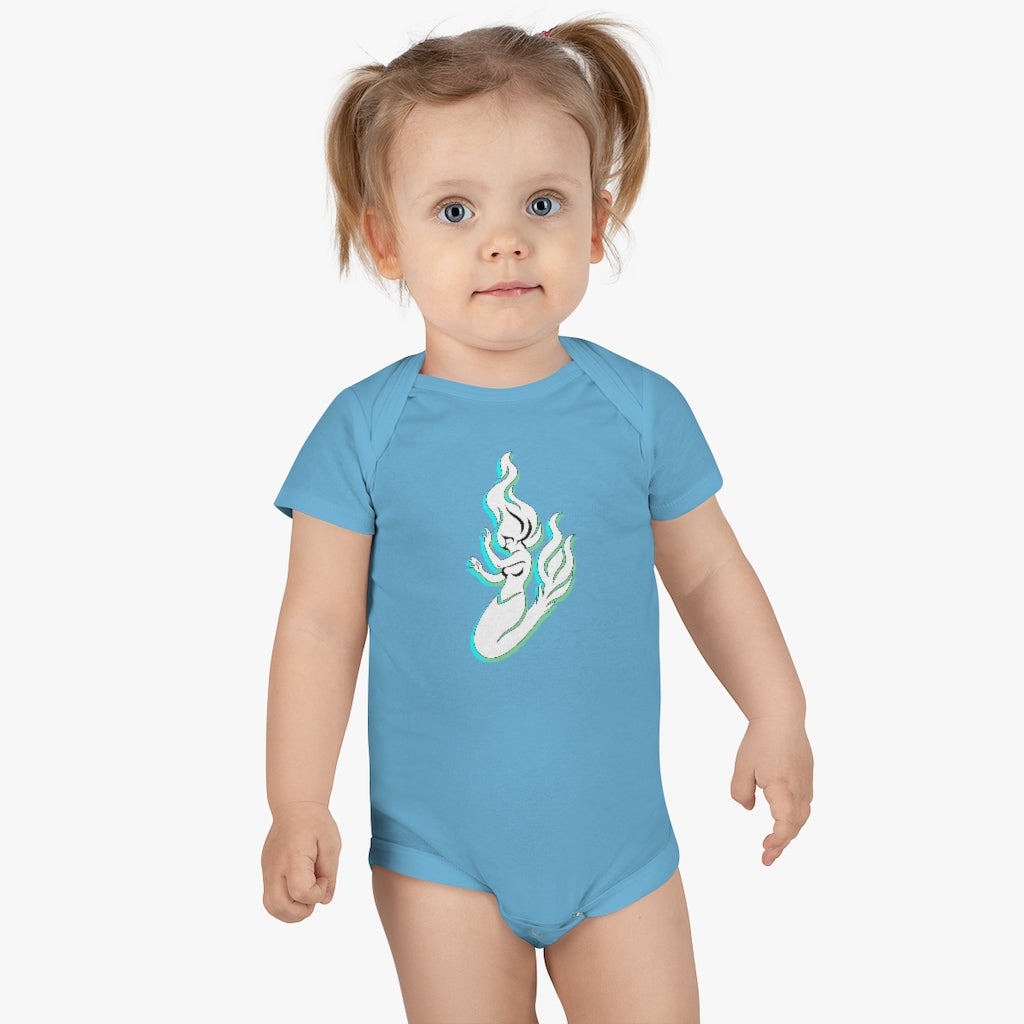 “The Mermaid” Baby Short Sleeve Onesie®