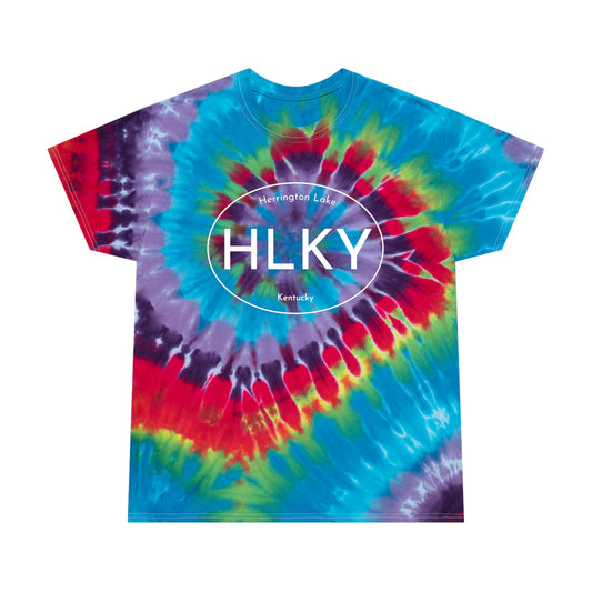 HLKY Travel Decal Tie-Dye Tee, Spiral