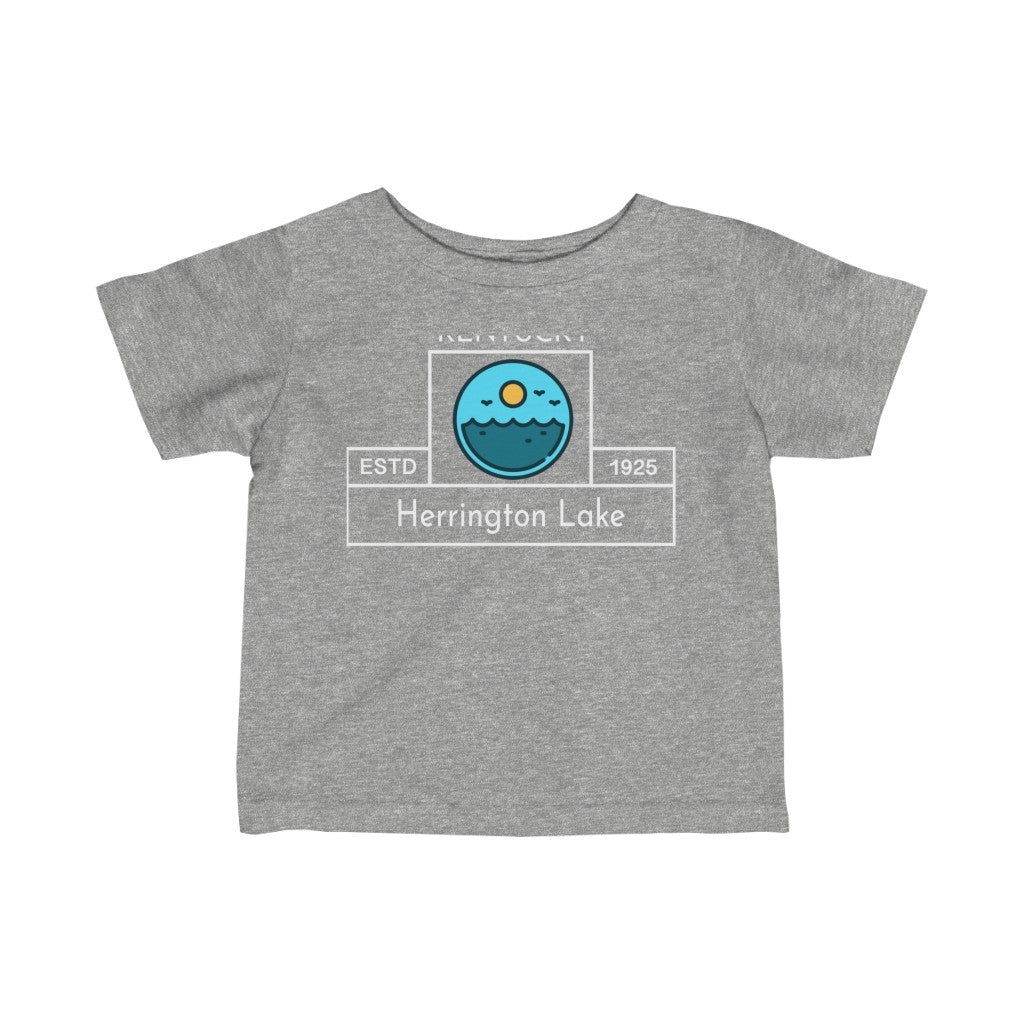 Infant Herrington Lake Sun and Water Logo Fine Jersey Tee