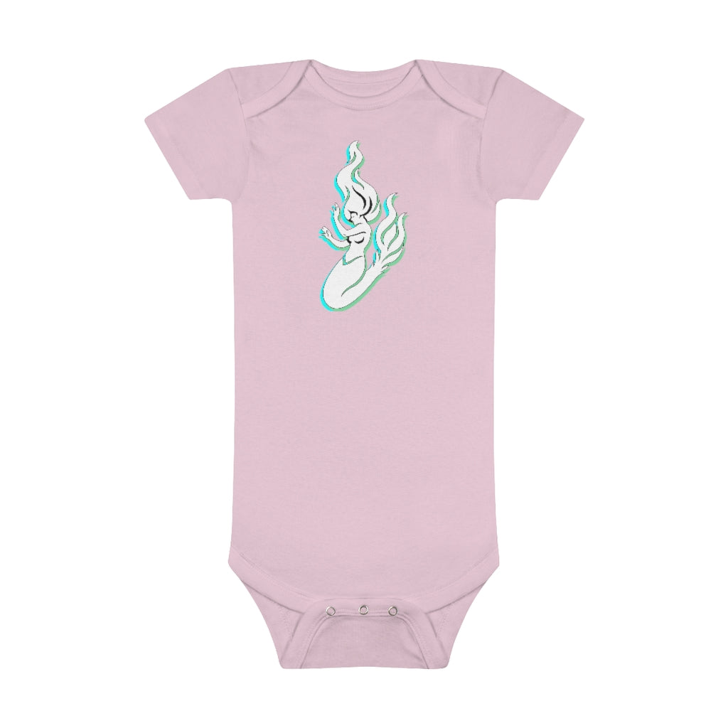 “The Mermaid” Baby Short Sleeve Onesie®