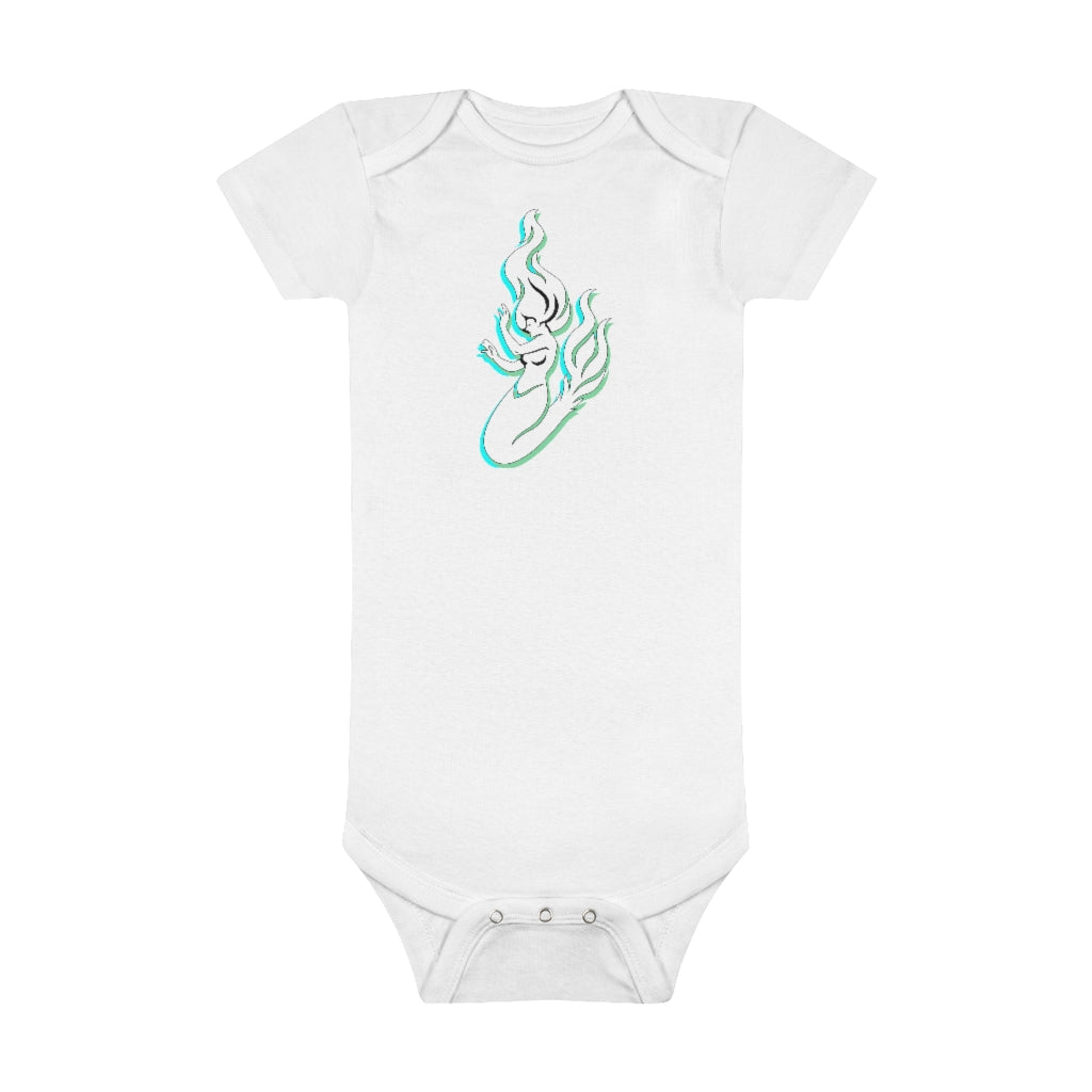 “The Mermaid” Baby Short Sleeve Onesie®