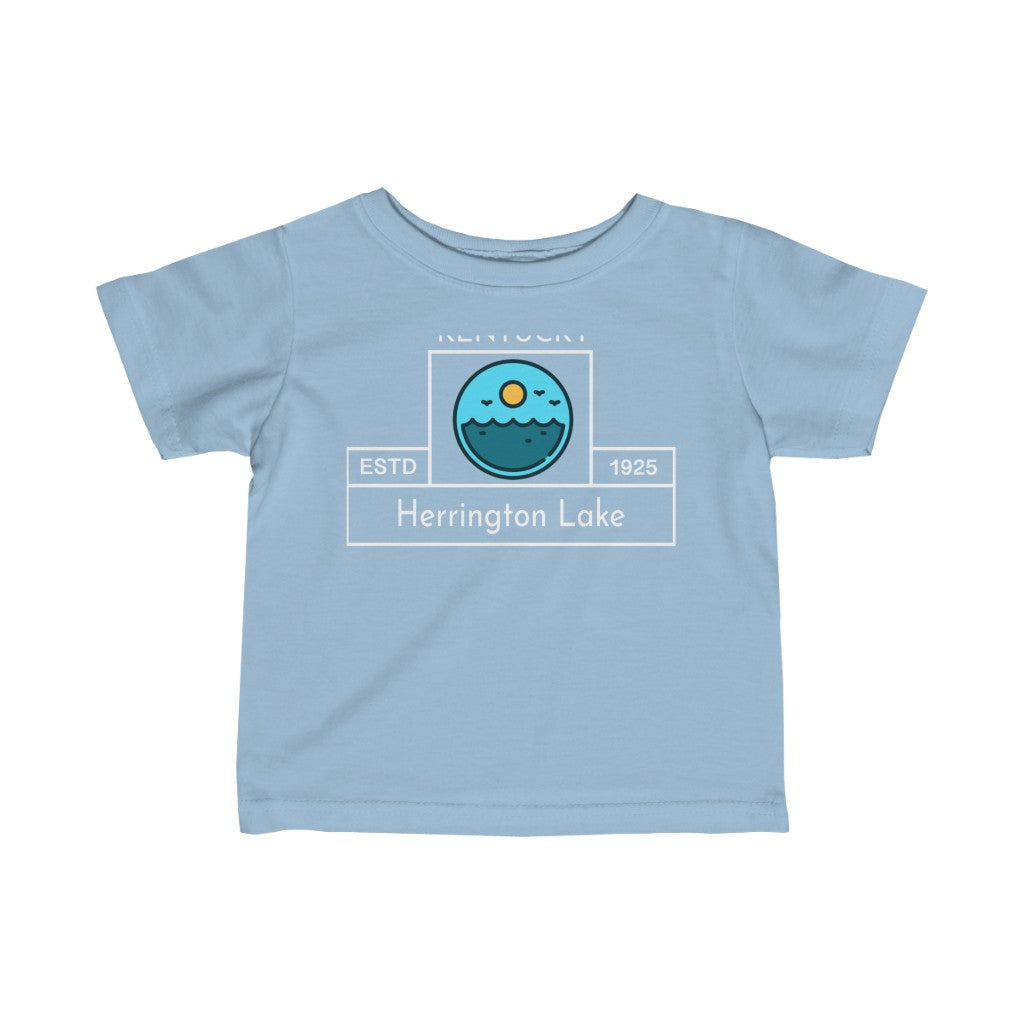 Infant Herrington Lake Sun and Water Logo Fine Jersey Tee