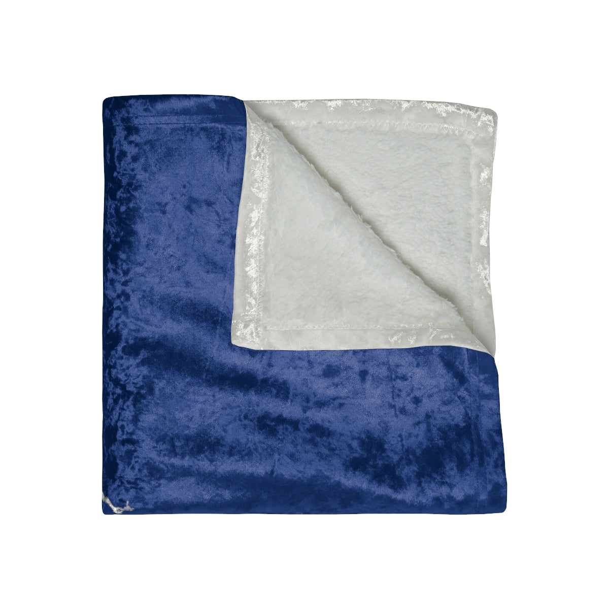 Herrington Lake Classic Outline Crushed Velvet Blanket (Blue)