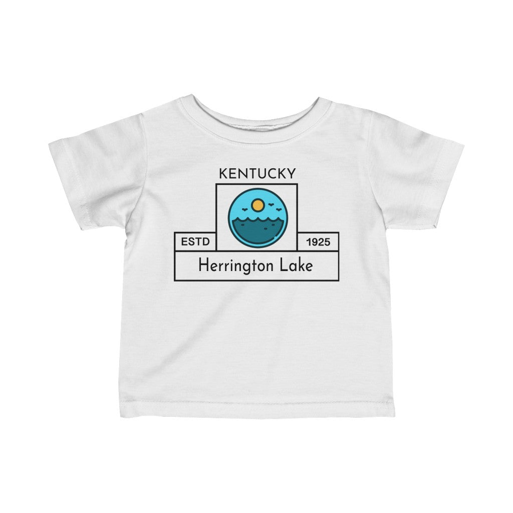 Infant Herrington Lake Sun and Water Logo Fine Jersey Tee